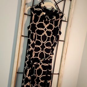 🎄 2 for $15 🎄 Talbots Brown & Beige Sleeveless Dress 4